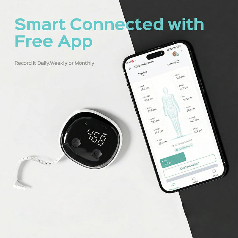 📢📢50 % de réduction !!⏰Ruban à mesurer Bluetooth intelligent avec synchronisation par application - Image 3