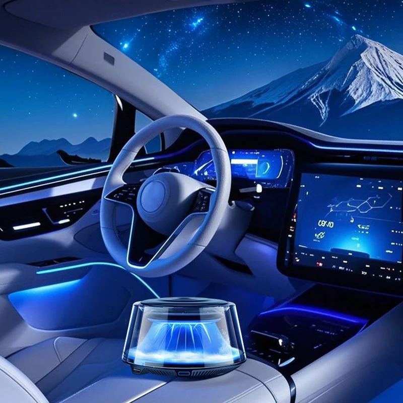 ☁️Diffuseur de voiture Cloud Mist 2025 - Marche/arrêt automatique avec batterie USB-C de 30 jours et 1 recharge = 1 an de fraîcheur - Image 3
