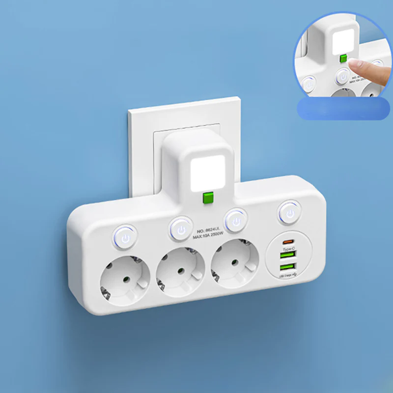 📢📢50 % de réduction !! ⏰Multiprise intelligente avec ports USB - Image 10