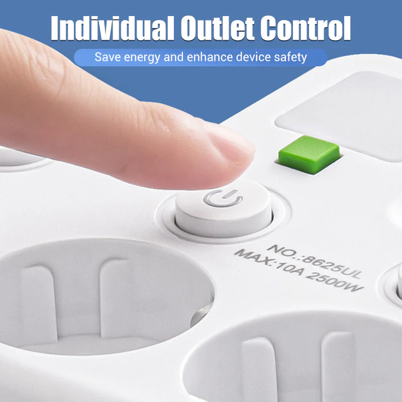 📢📢50 % de réduction !! ⏰Multiprise intelligente avec ports USB - Image 3
