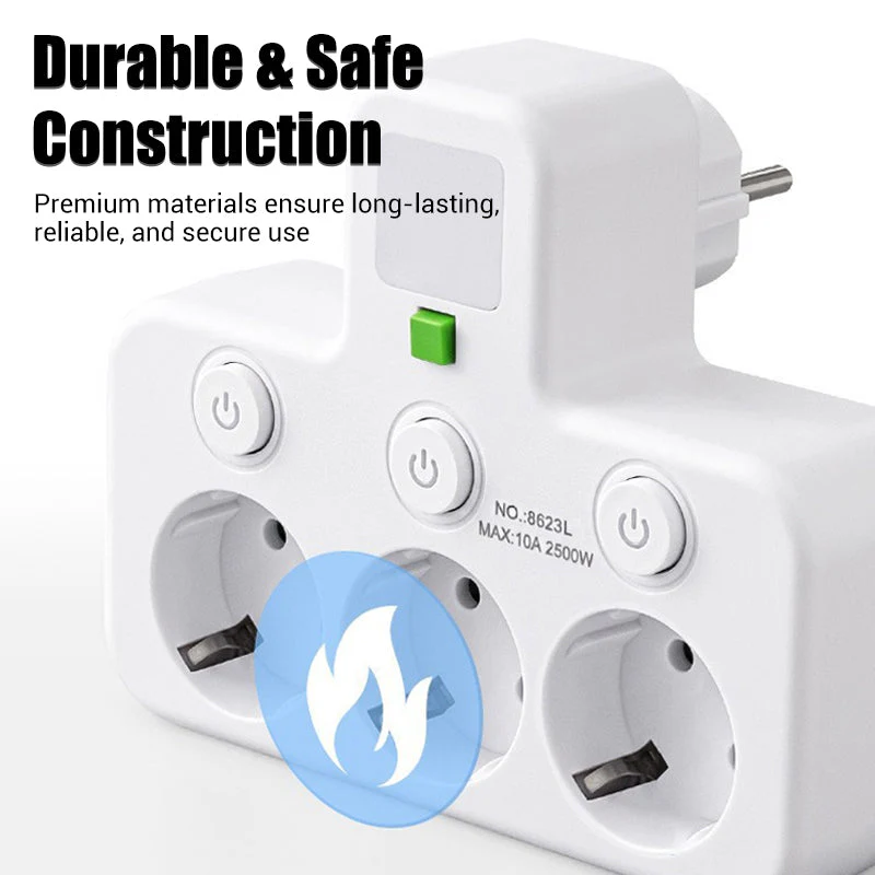 📢📢50 % de réduction !! ⏰Multiprise intelligente avec ports USB - Image 4