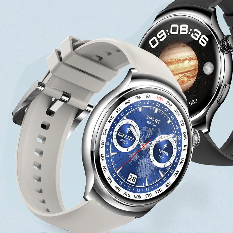 đ50% de rĂ©duction pour une durĂ©e limitĂ©eâMontre intelligente multifonctionnelle ronde pour le sport et la santĂ© - Image 2