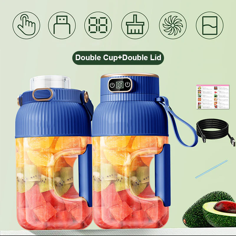 💥 Sommer chaud à vendre &Demi - prix à durée limitée❄️ Tasse de presse à jus portable multifonctionnelle avec affichage numérique - Image 16