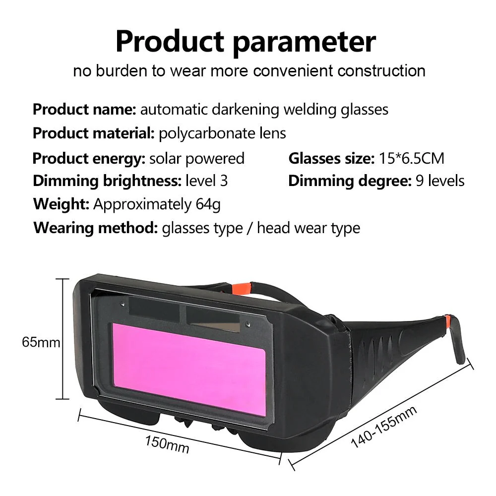📢📢50 % de réduction !! ⏰Lunettes de Soudage à Obscurcissement Automatique - Image 9
