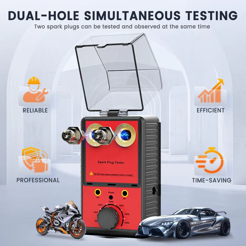 📢📢50 % de réduction !!!✨Demi-prix pour une durée limitée – Testeur de bougie d'allumage avec double trou de test - Image 2