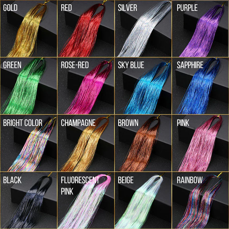 ❄️ Offre Hiver -50 % ✨ Accessoires pour cheveux en satin scintillant – Élégants & doux au toucher ! - Image 10