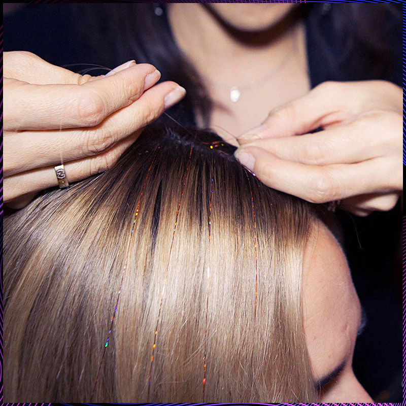 ❄️ Offre Hiver -50 % ✨ Accessoires pour cheveux en satin scintillant – Élégants & doux au toucher ! - Image 7
