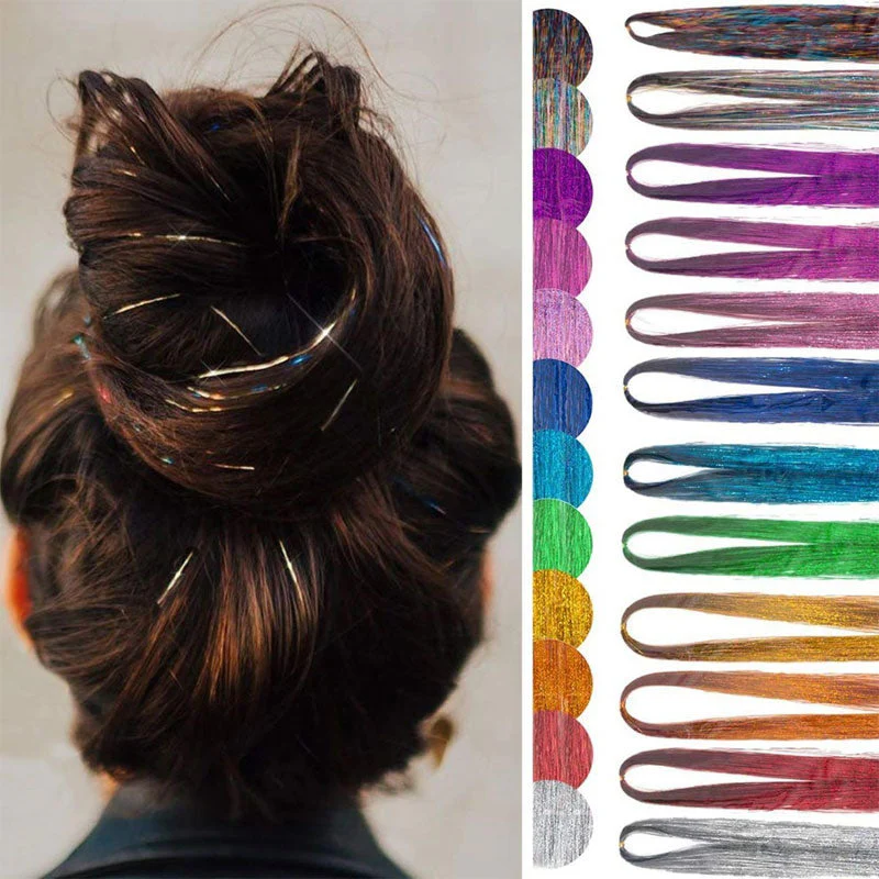 ❄️ Offre Hiver -50 % ✨ Accessoires pour cheveux en satin scintillant – Élégants & doux au toucher ! - Image 8