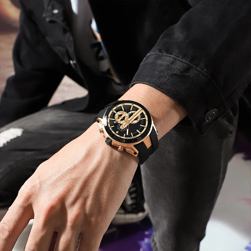 🛍️ Temps limité 70% 💎 Montre sportive élégante avec écran lumineux, bracelet en silicone et design imperméable ✨ - Image 3