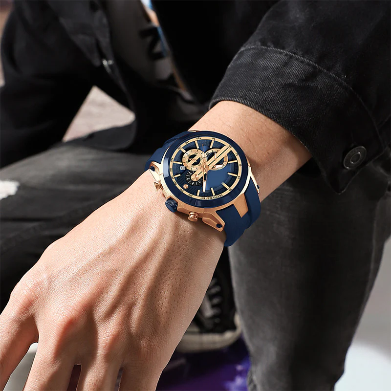 🛍️ Temps limité 70% 💎 Montre sportive élégante avec écran lumineux, bracelet en silicone et design imperméable ✨ - Image 4