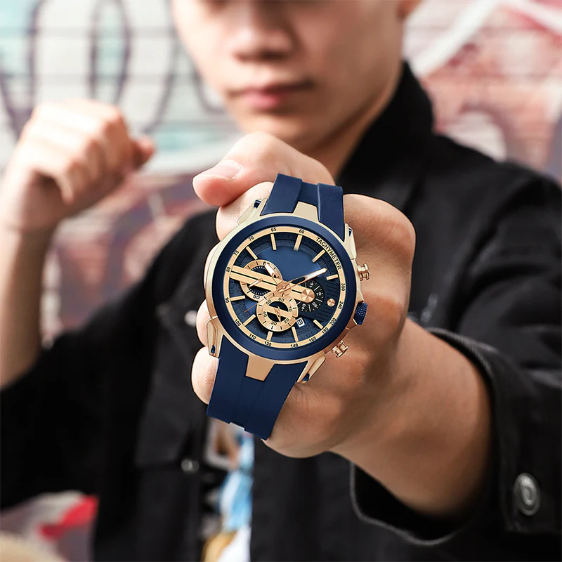 🛍️ Temps limité 70% 💎 Montre sportive élégante avec écran lumineux, bracelet en silicone et design imperméable ✨ - Image 8