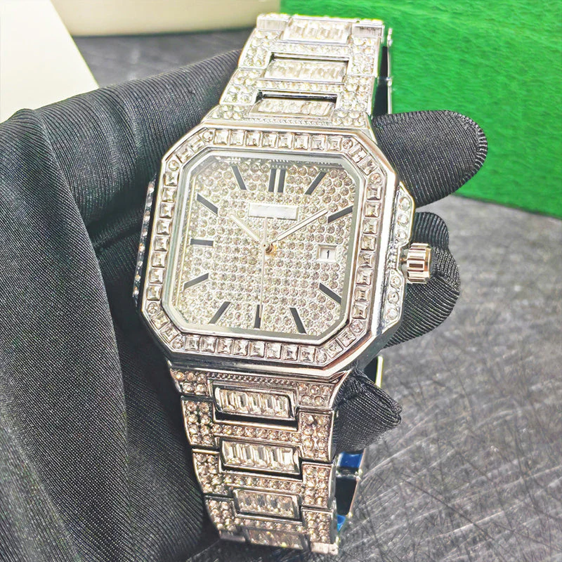 đąđą50% de rĂ©duction ! â°â€ïžMeilleur cadeauâ€ïžMontre carrĂ©e en strass - Image 3