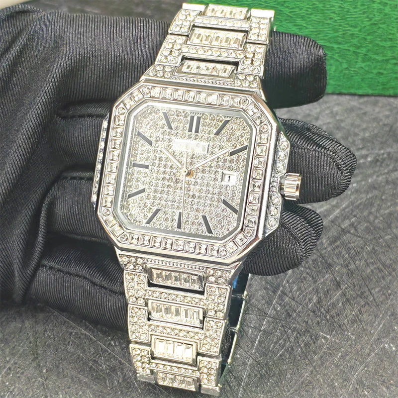 đąđą50% de rĂ©duction ! â°â€ïžMeilleur cadeauâ€ïžMontre carrĂ©e en strass - Image 4