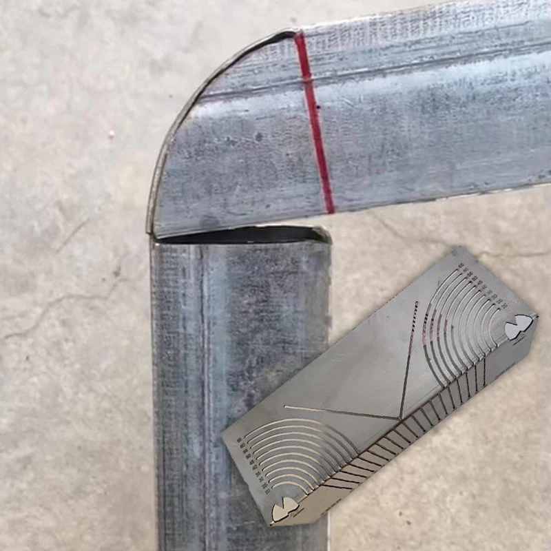 🚀50% de réduction pour une durée limitée🔧Règle de Marquage d'Angle d'Arc Carré en Acier Inoxydable à 90° - Image 8