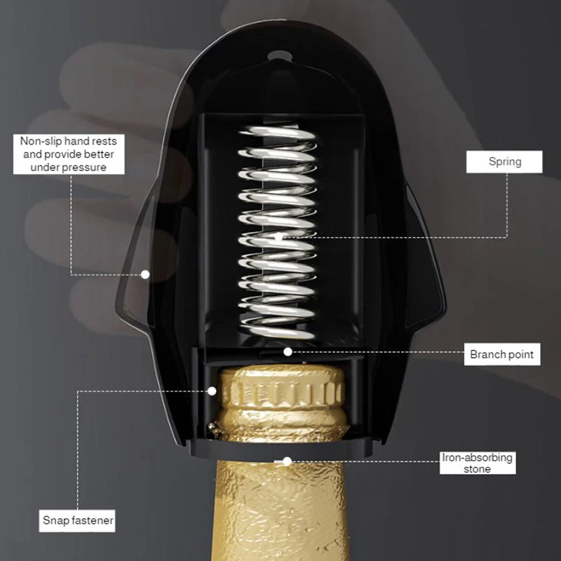 Stainless Steel Beer Bottle Opener With Automatic PopUp - Image 7