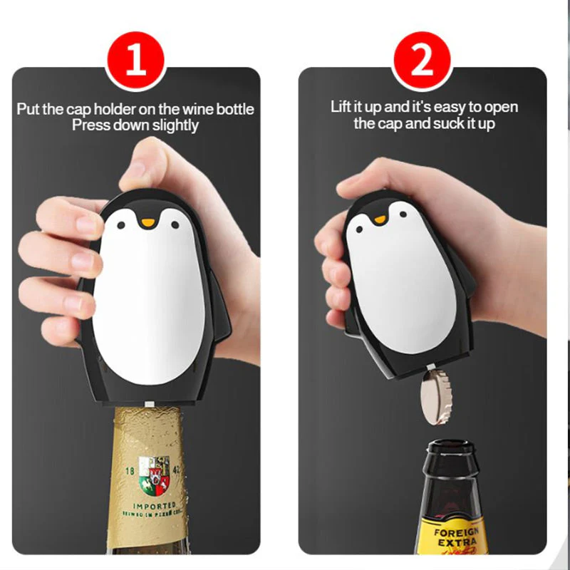 Stainless Steel Beer Bottle Opener With Automatic PopUp - Image 8