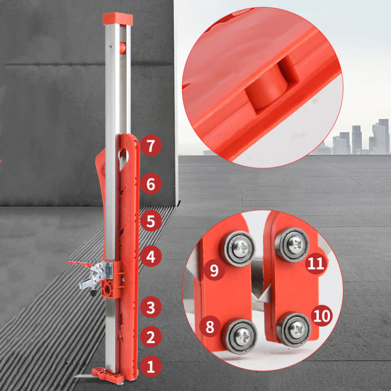 Stainless Steel Foldable Drywall Cutting Tool - Image 4