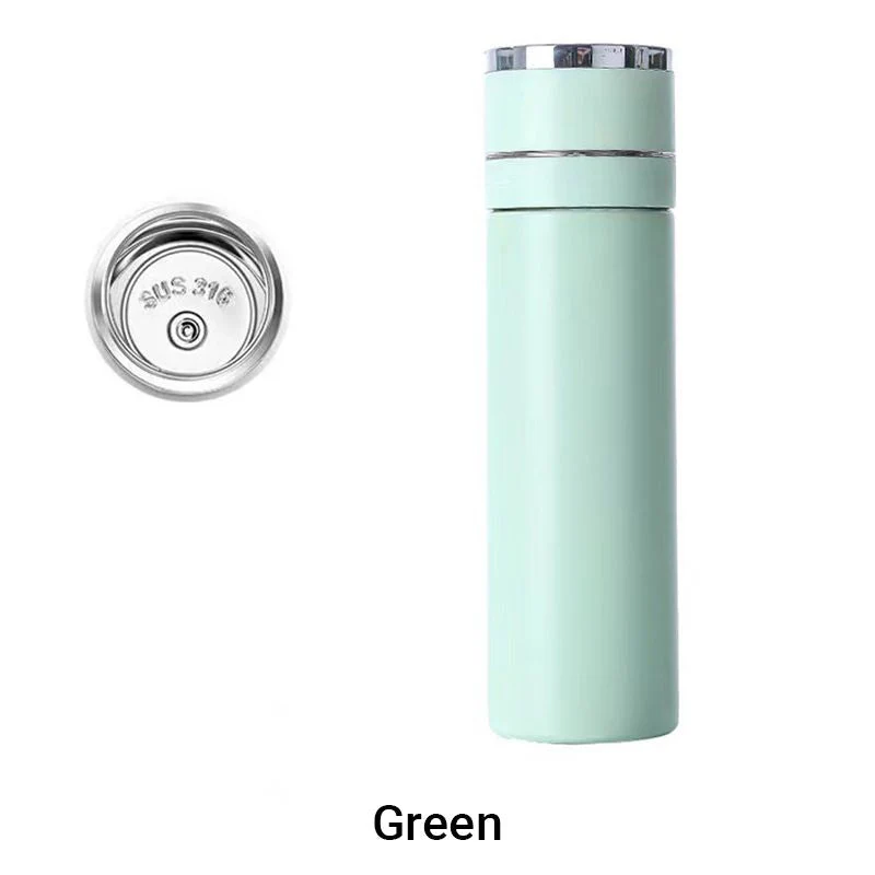 Joli cadeau * Tasse isotherme en acier inoxydable avec séparation thé-eau - Image 14