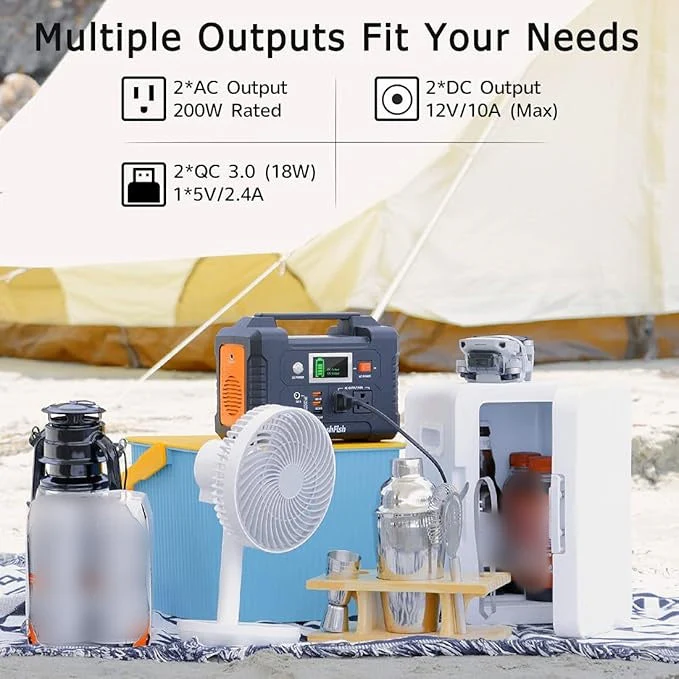 💥🏆🔋Offres à moitié prix🔋Station d'alimentation portable 200 W avec écran - Image 4