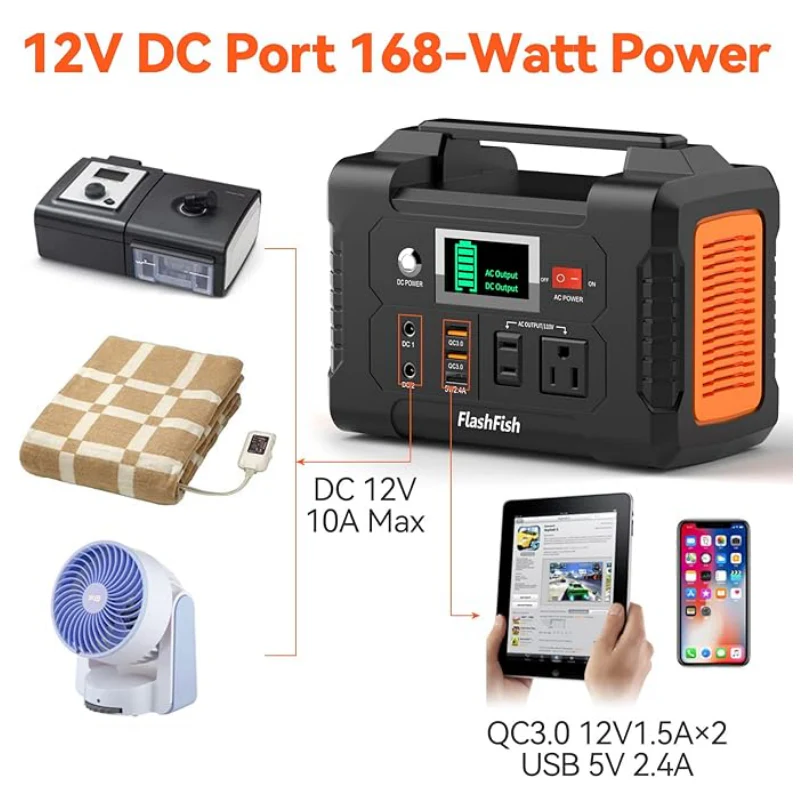 💥🏆🔋Offres à moitié prix🔋Station d'alimentation portable 200 W avec écran - Image 7
