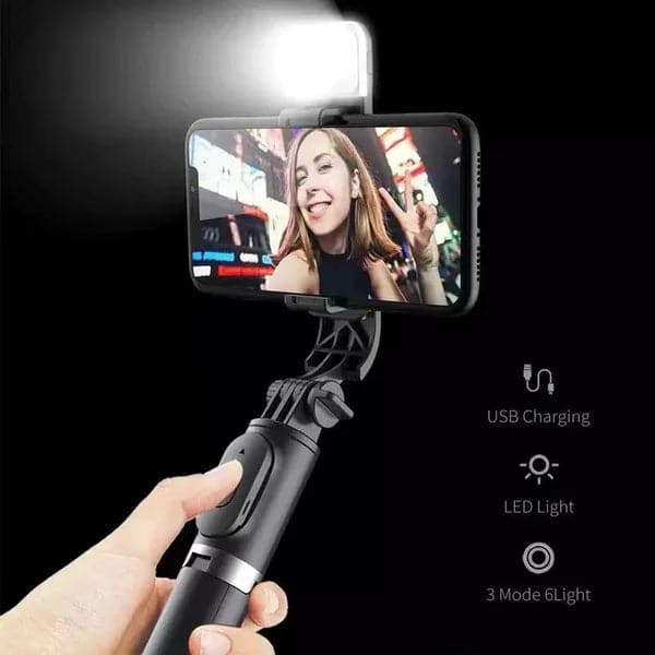 📢📢60 % de réduction !! ⏰2026 Nouveau bâton à selfie Bluetooth sans fil 6 en 1 - Image 4
