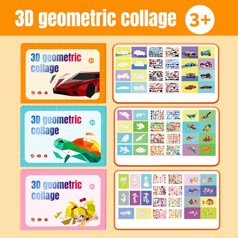 Sticker Puzzle Books Set for Kids - Image 10