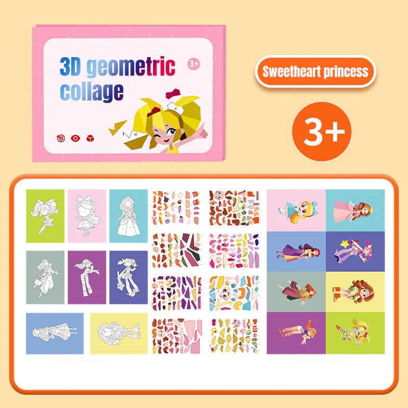 Sticker Puzzle Books Set for Kids - Image 12