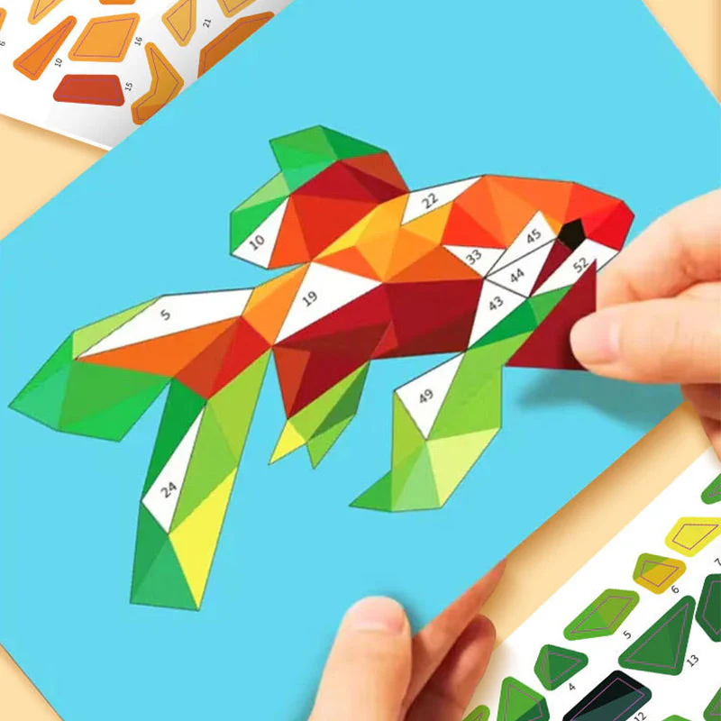 Sticker Puzzle Books Set for Kids - Image 2