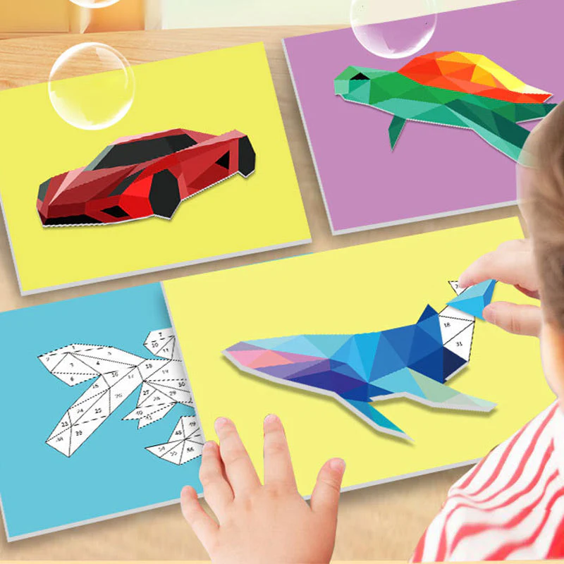 Sticker Puzzle Books Set for Kids - Image 5