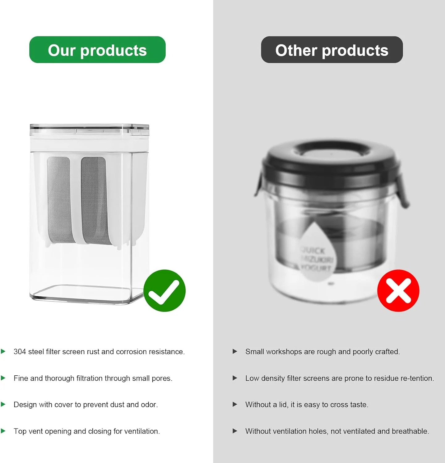 🥛Summer Hot Sale 49% OFF🔥Greek Yogurt Strainer - Image 3