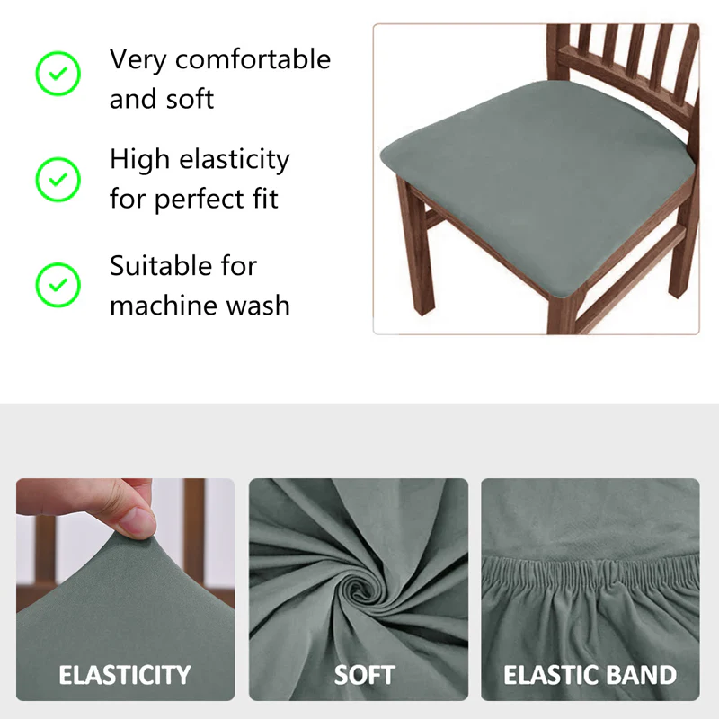 📢📢50 % de réduction !! ⏰Housses de chaise extensibles et imperméables - Image 3