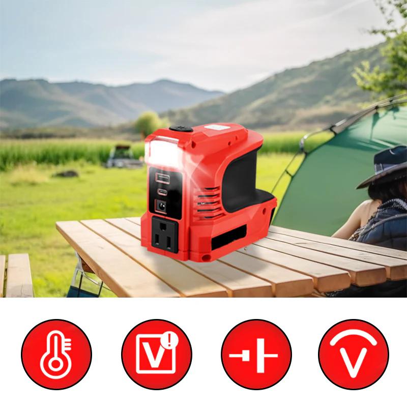 đăSmart PowerbankăMini convertisseur DC/AC - 220W powerbank portable ! ⥠Convient pour les voitures, les camping-cars, l'utilisation en extĂ©rieur et les maisons d'Ă©tĂ© - Image 3