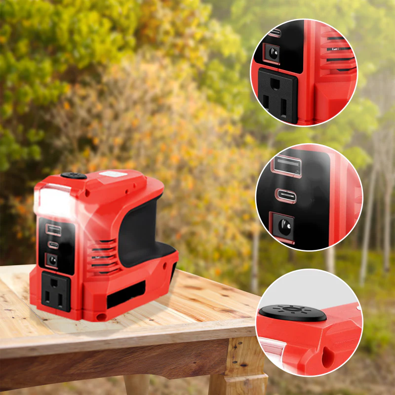 đăSmart PowerbankăMini convertisseur DC/AC - 220W powerbank portable ! ⥠Convient pour les voitures, les camping-cars, l'utilisation en extĂ©rieur et les maisons d'Ă©tĂ© - Image 4