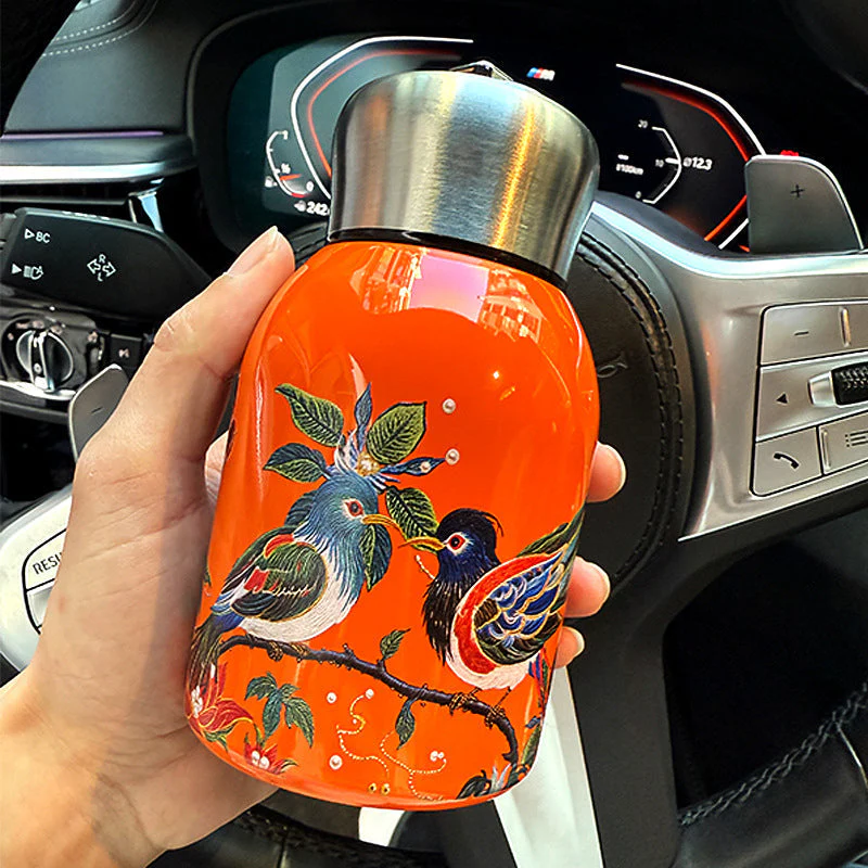 🔥 Bouteille d'eau chaude élégante et portable 🎒   Gardez vos boissons froides et chaudes et profitez de boissons fraîches partout! - Image 12
