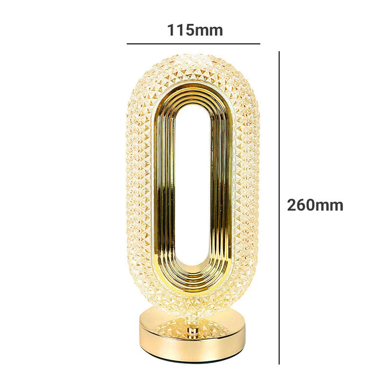 📢📢50% DE RÉDUCTION !!! 🎅Ensemble élégant de veilleuses rechargeables tactiles pour chevet📍Design à facettes de diamant📍 - Image 8