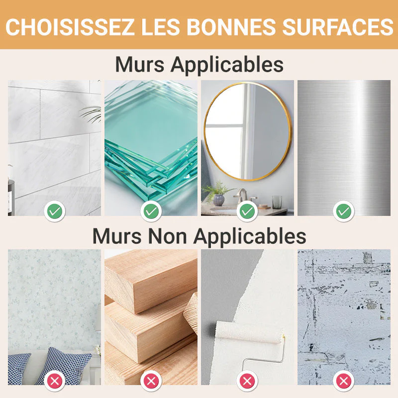 Support de rangement à ventouses avec trou de drainage - Image 6