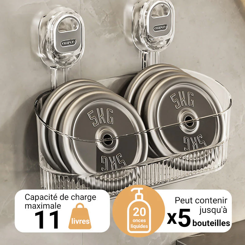 Support de rangement à ventouses avec trou de drainage - Image 8