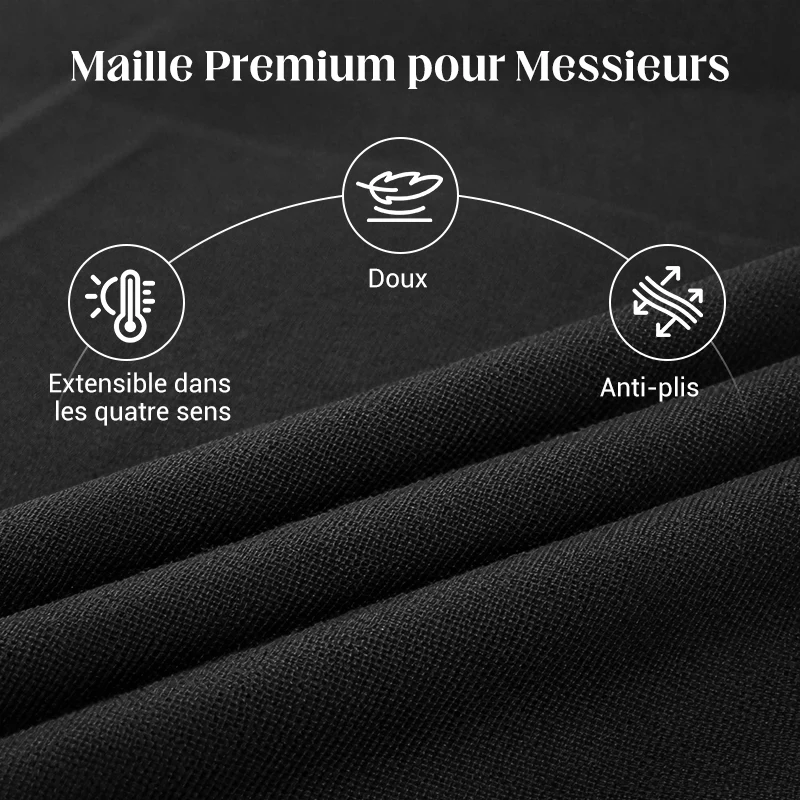 🧵 60 % DE RÉDUCTION MAINTENANT ! ✨ Pull en cachemire haut de gamme pour homme - Doux et respirant, style polyvalent pour le bureau ou les tenues décontractées 🍂📦 - Image 5
