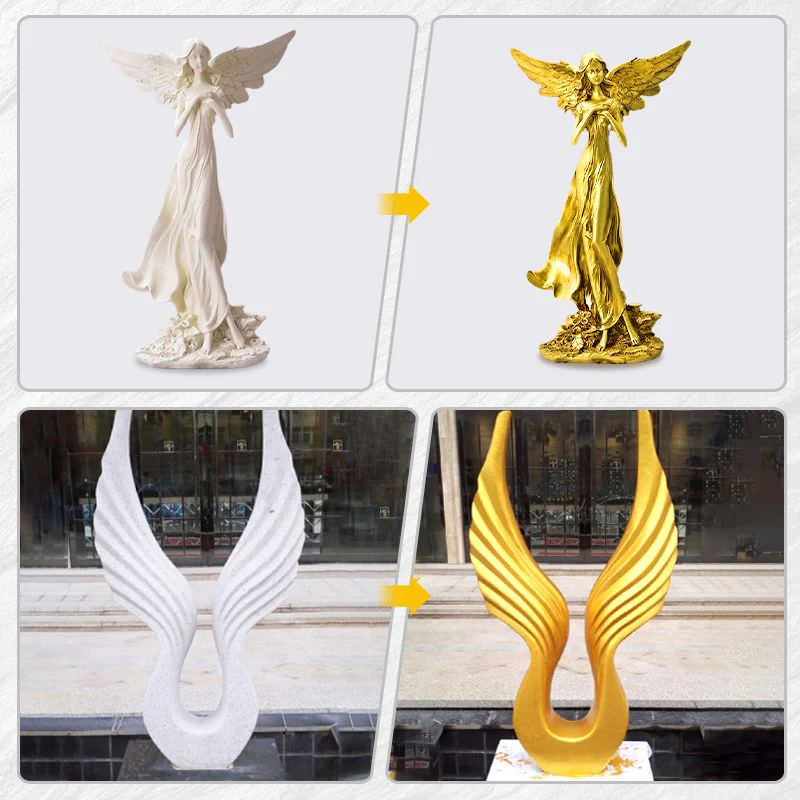 Art, peinture, artisanat peinture en feuille d'or à base d'eau - Image 3
