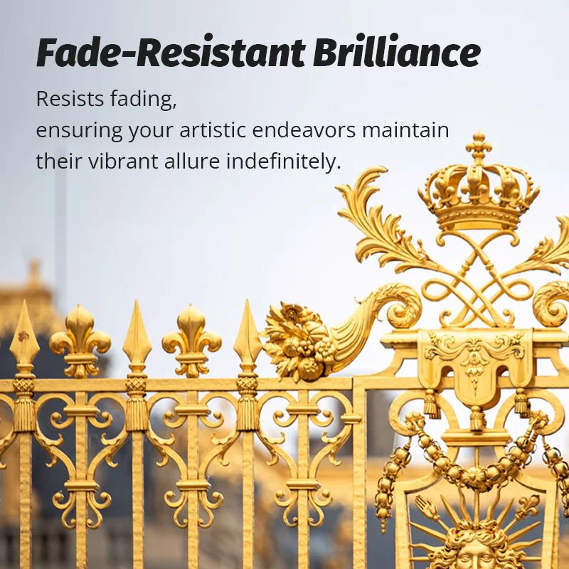 Art, peinture, artisanat peinture en feuille d'or à base d'eau - Image 6