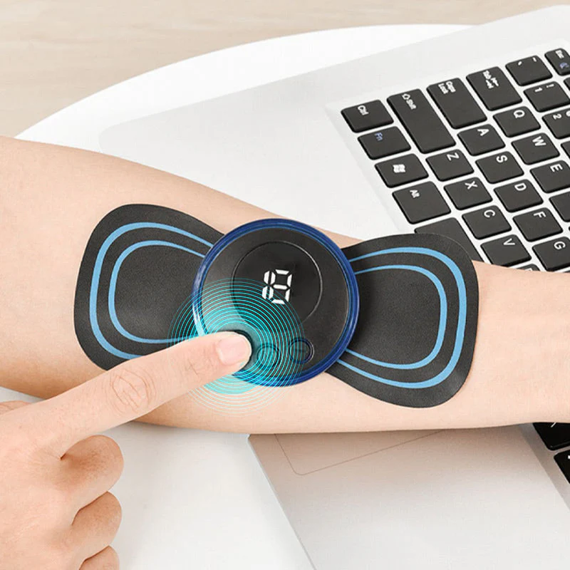 📢Achate plus, économisez plus.💪 Masseur Portable avec 8 Modes et Écran LCD - Mini Stimulateur Musculaire pour Soulagement de la Douleur 🚶♀️ - Image 9