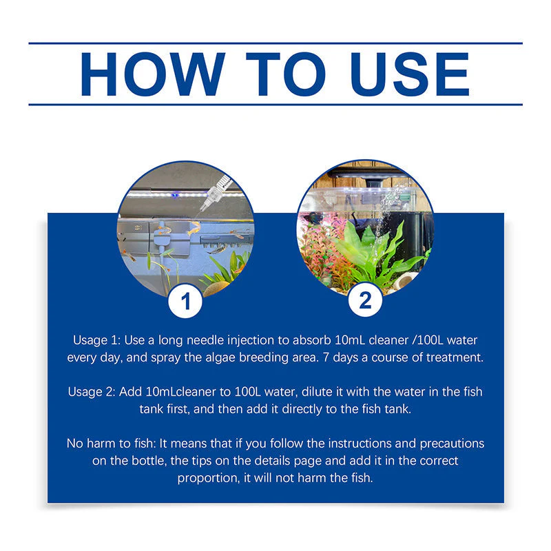 📢Achetez 3 Obtenez 5 gratuit ✨💧 Nettoyant Puissant pour l'Eau des Aquariums🐟 - Image 11