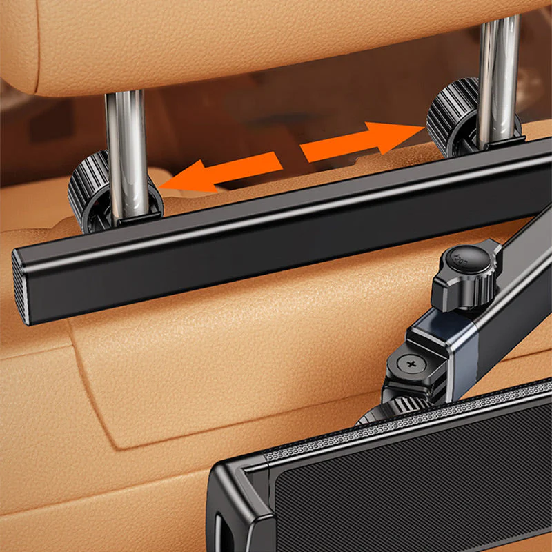 📢📢50 % de réduction !! ⏰ Support de Tablette pour Appuie-Tête de Voiture – Triple Axe, Rotation 360° & Compatible 4,7–12,9 Pouces - Image 9