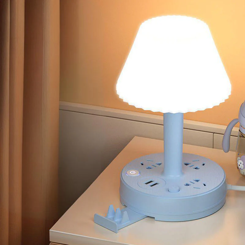 🔥✨Lampe de table avec port USB et prise électrique - Image 5