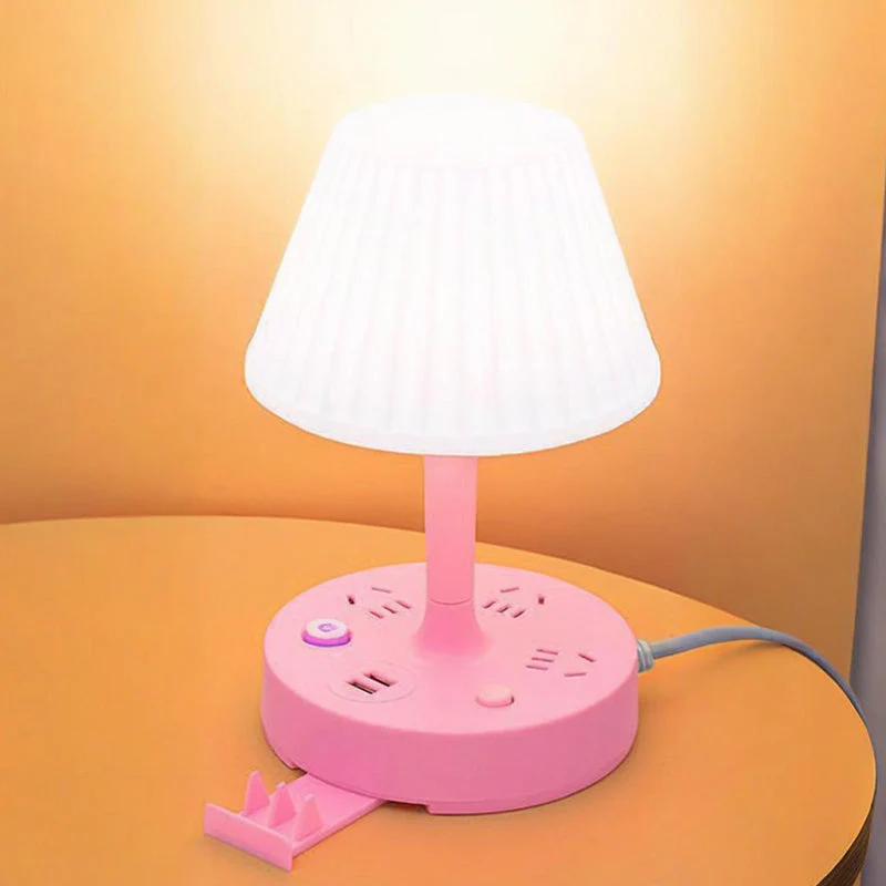 🔥✨Lampe de table avec port USB et prise électrique - Image 6