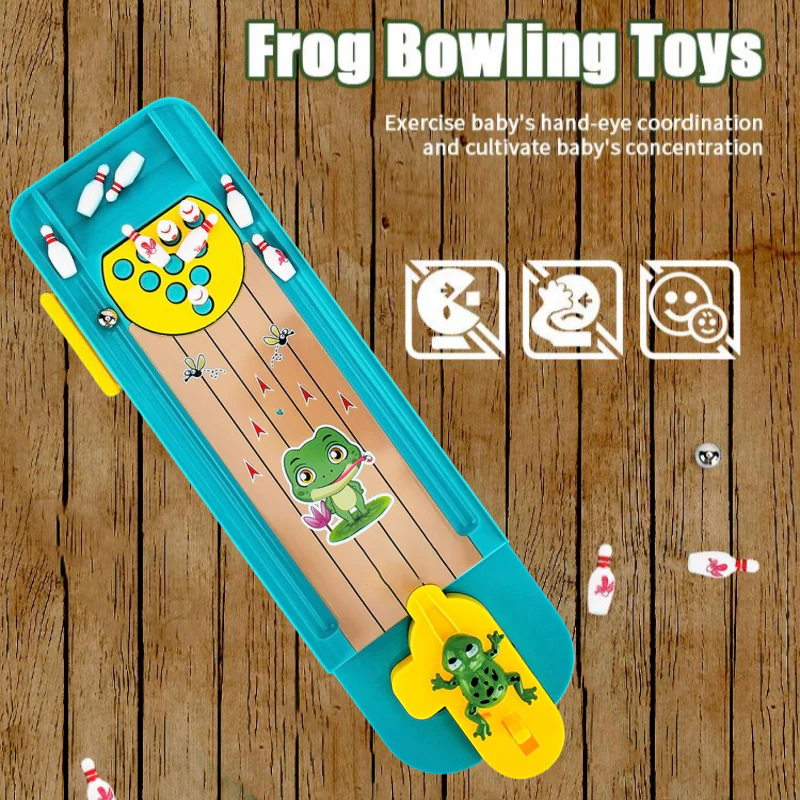 📢📢50 % de réduction !! ⏰⏰Jeux de bowling avec grenouilles à doigts pour table