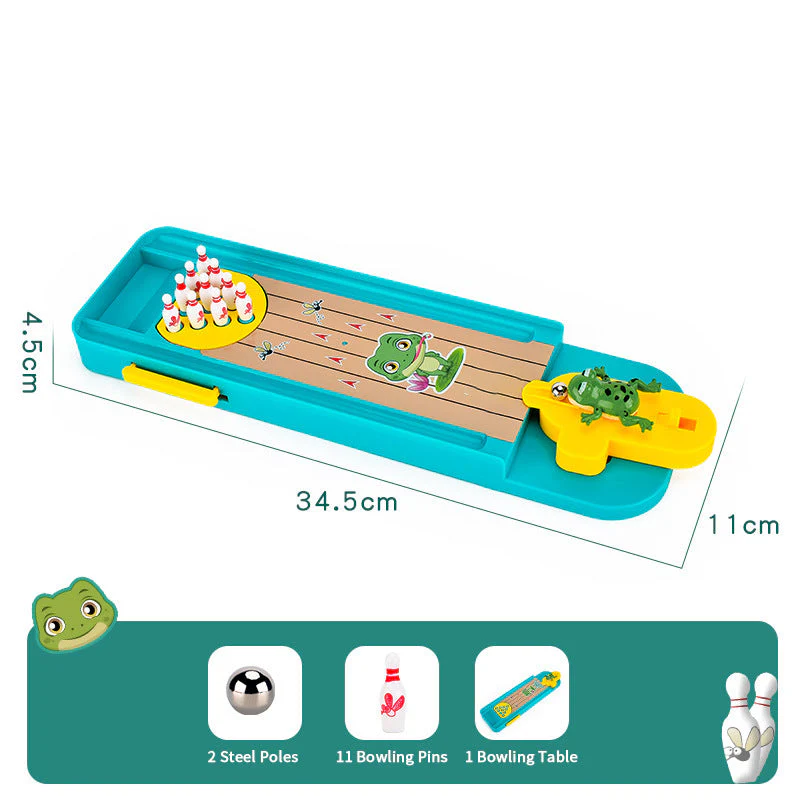 📢📢50 % de réduction !! ⏰⏰Jeux de bowling avec grenouilles à doigts pour table - Image 12