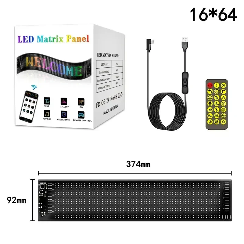 [Production exclusive] 📱Lampe LED pour voiture « Christmas Devil's Eye » avec écran souple📢📢50% DE RÉDUCTION !!!✨ - Image 7