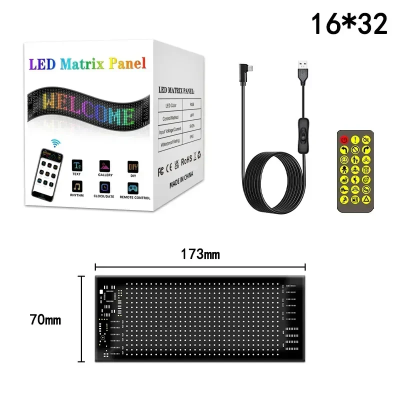 [Production exclusive] 📱Lampe LED pour voiture « Christmas Devil's Eye » avec écran souple📢📢50% DE RÉDUCTION !!!✨ - Image 8