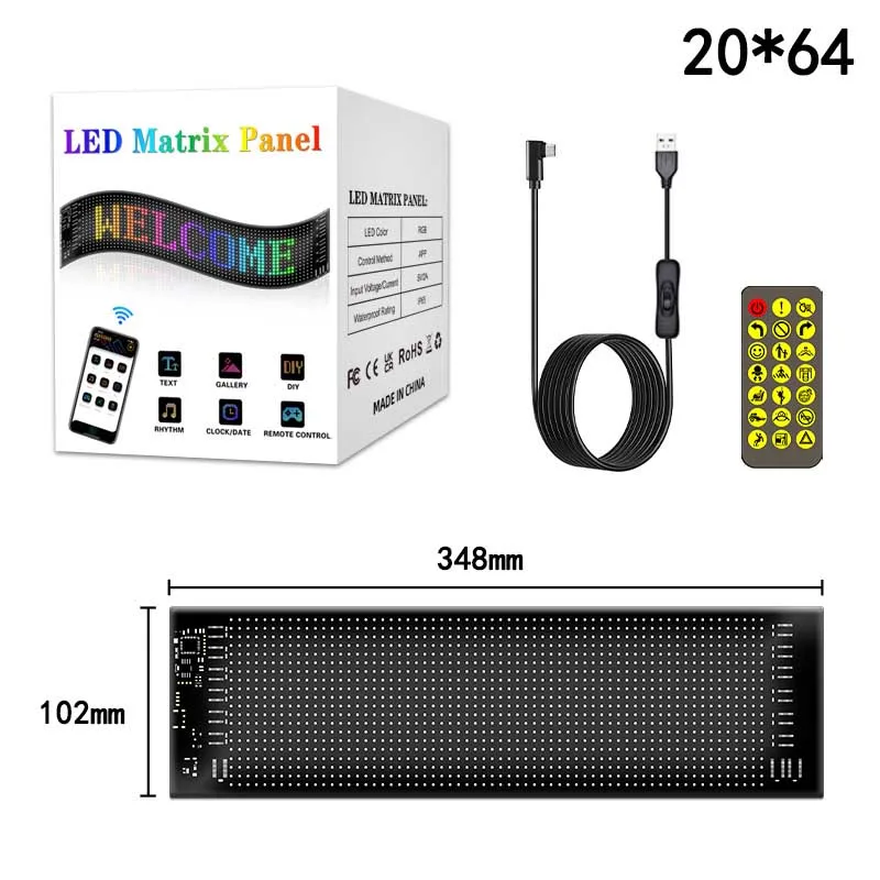 [Production exclusive] 📱Lampe LED pour voiture « Christmas Devil's Eye » avec écran souple📢📢50% DE RÉDUCTION !!!✨ - Image 9